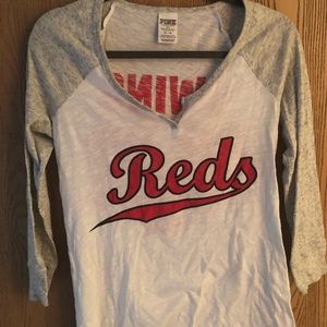 VS Pink Cincinnati Reds Baseball Tee